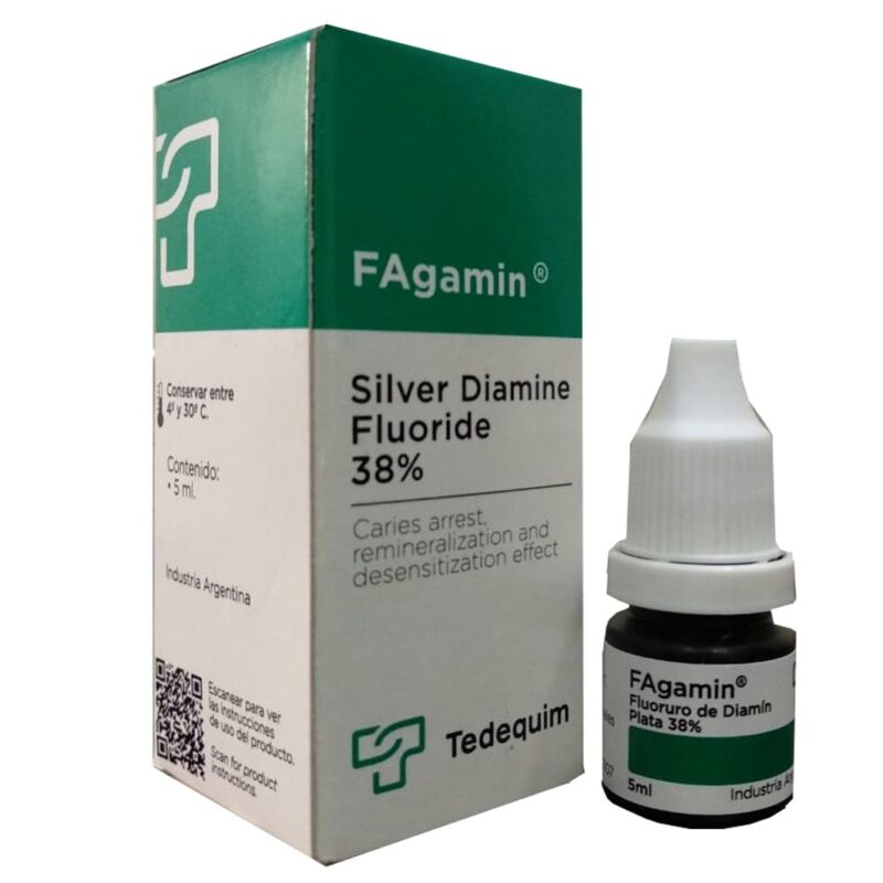 Fagmin Silver Diamine Fluoride 38% Caries Protecting Solution Caries Remover