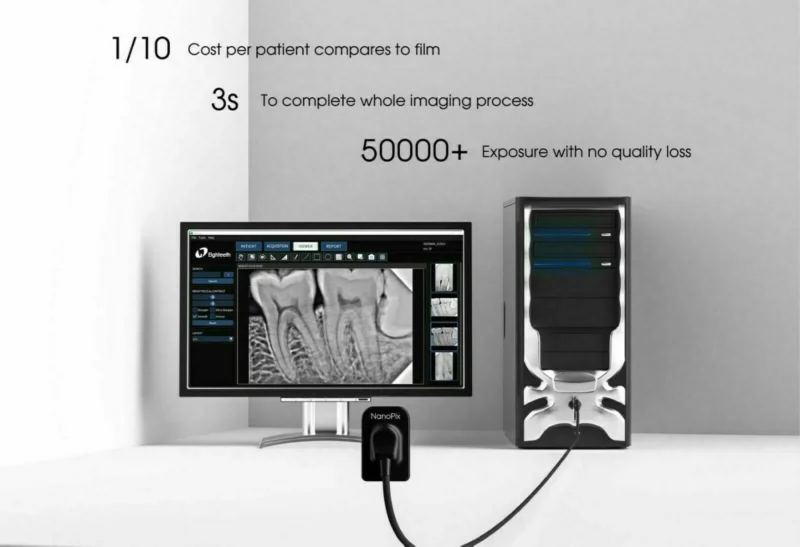 Eighteeth Dental Nano Pix Dental X Ray Digital Radio Graphic RVG Sensor Size 2.